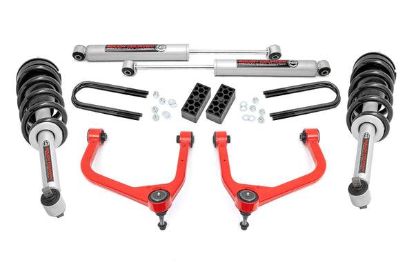 Rough Country - 3.5 Inch Lift Kit - N3 Struts - Chevy Silverado 1500 2WD/4WD (2025)