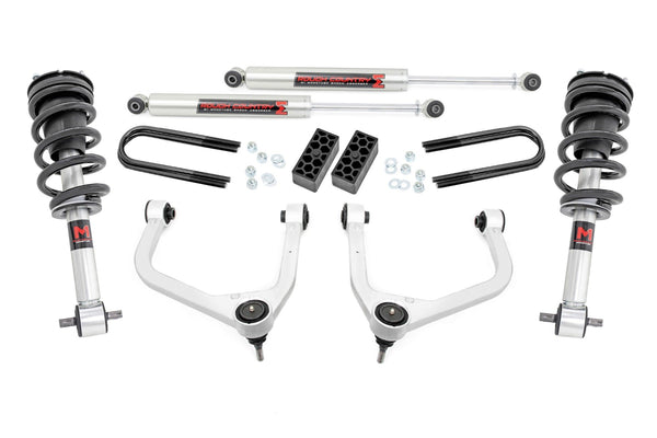 Rough Country - 3.5 Inch Lift Kit - M1 Struts/M1 - Chevy Silverado 1500 2WD/4WD (2025)