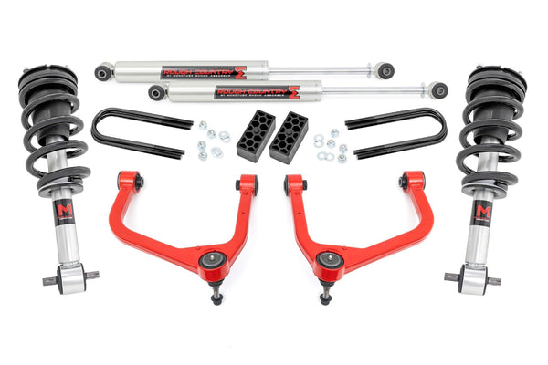 Rough Country - 3.5 Inch Lift Kit - M1 Struts/M1 - Chevy Silverado 1500 2WD/4WD (2025)