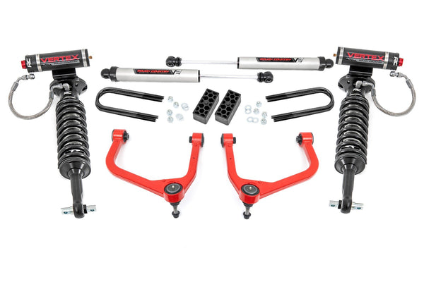 Rough Country - 3.5 Inch Lift Kit - Vertex/V2 - Chevy Silverado 1500 2WD/4WD (2025)