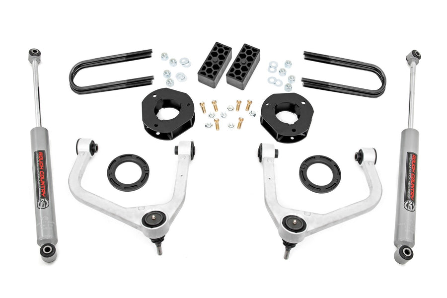 Rough Country - 3.5 Inch Lift Kit - Chevy Silverado 1500 2WD/4WD (2025)