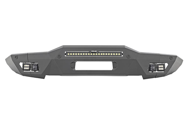 Rough Country - Front Bumper - Modular - Full Wings - Flood - Fog - Ford Bronco 4WD (21-25)