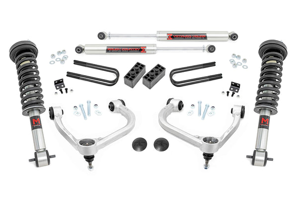 Rough Country - 3 Inch Lift Kit - Forged UCA - M1/M1 - Ford F-150 4WD (2021-2025)