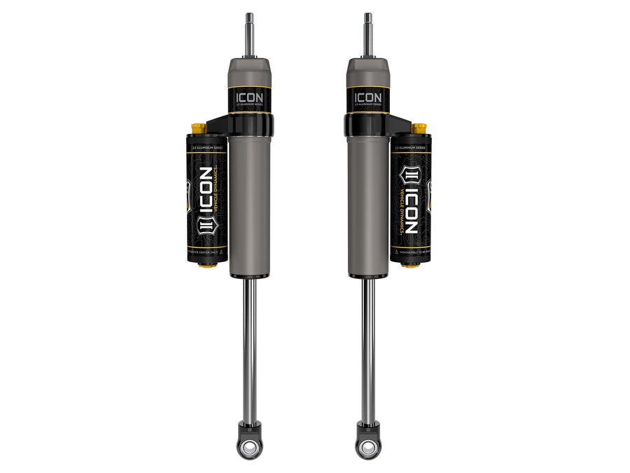 ICON 2005-2025 Ford F-250/F-350 Super Duty 4WD 7” Lift Front V.S. 2.5 Aluminum Series Shock Absorbers Piggyback Reservoir W/ CDCV Pair
