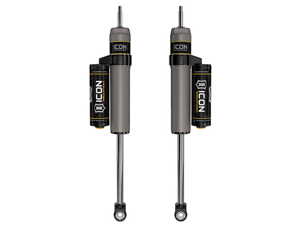 ICON 2005-2025 Ford F-250/F-350 Super Duty 4WD 7” Lift Front V.S. 2.5 Aluminum Series Shock Absorbers Piggyback Reservoir Pair