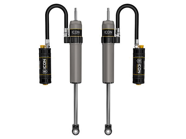 ICON 2005-2025 Ford Super Duty 4WD 0-2.5” Lift Front V.S. 2.5 Aluminum Series Shock Absorbers Remote Reservoir W/ CDCV Pair