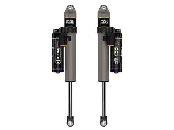 ICON 2017-2025 Ford F-250/F-350 Super Duty 4WD 3-6” Lift Rear V.S. 2.5 Aluminum Series Shock Absorbers Piggyback Reservoir W/ CDEV Pair