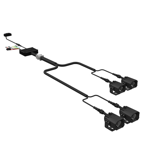 Tiny Monster 4124D Concept Pod Mini II Dual Color White/Selected Yellow Driving Beam