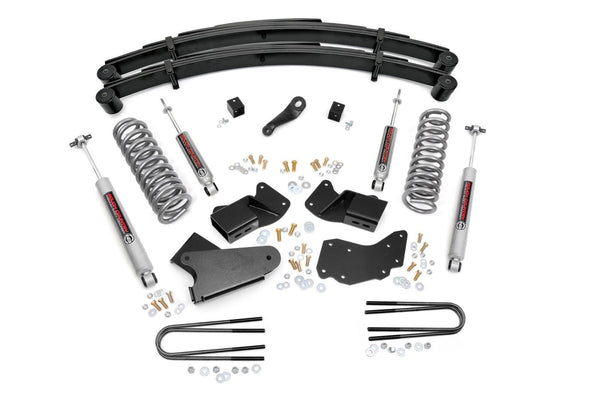 Rough Country - 4 Inch Lift Kit - Rear Springs - Ford Bronco II 4WD (1984-1990)