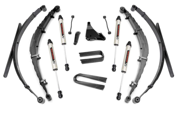 Rough Country - 6 Inch Lift Kit - Rear Springs - V2 - Ford F-250/F-350 Super Duty 4WD (1999)