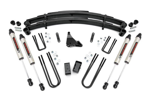 Rough Country - 4 Inch Lift Kit - Rear Blocks - V2 - Ford F-250/F-350 Super Duty 4WD (99-04)