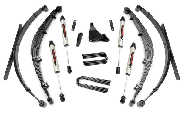 Rough Country - 6 Inch Lift Kit - Rear Springs - V2 - Ford F-250/F-350 Super Duty 4WD (99-04)