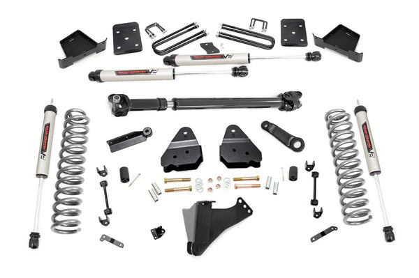 Rough Country - 6 Inch Lift Kit - OVLDS - D/S - V2 - Ford F-250/F-350 Super Duty 4WD (17-22)