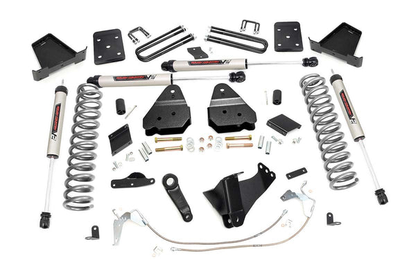 Rough Country - 6 Inch Lift Kit - Gas - OVLD - V2 - Ford F-250 Super Duty 4WD (2011-2014)