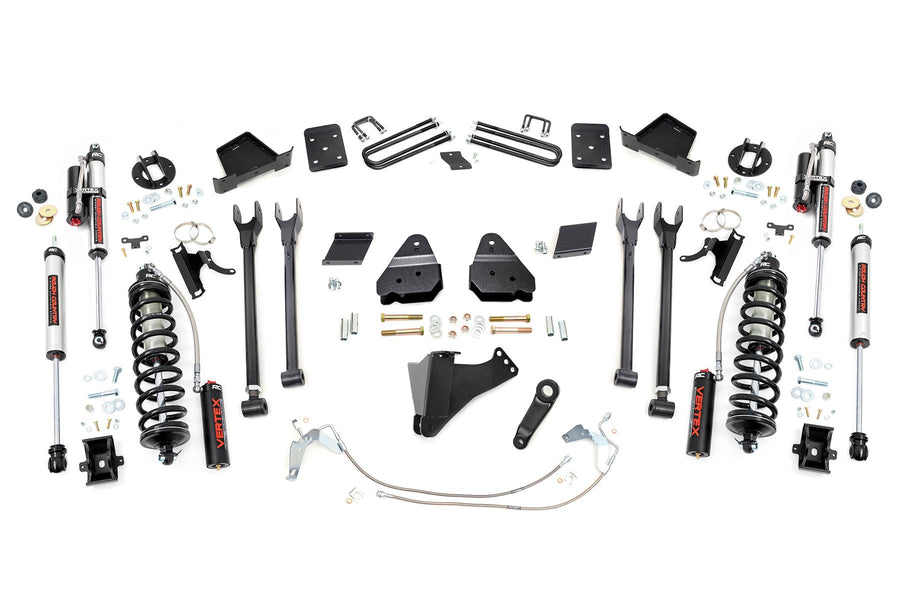 Rough Country - 6 Inch Lift Kit - 4-Link - OVLD - C/O Vertex - Ford F-250 Super Duty (11-14)