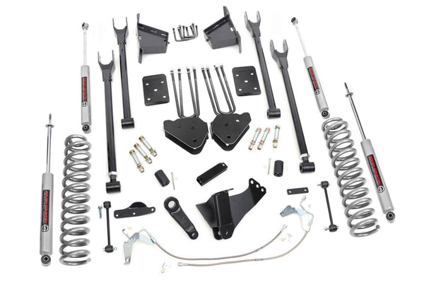 Rough Country - 8 Inch Lift Kit - 4 Link - Ford F-250/F-350 Super Duty 4WD (2008-2010)
