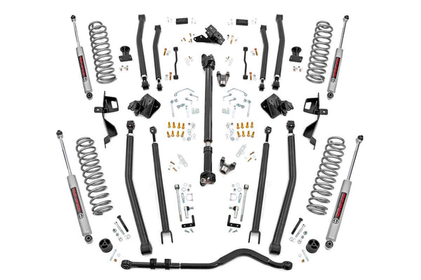 Rough Country - 6 Inch Lift Kit - Long Arm - Jeep Wrangler Unlimited 4WD (2018-2023)