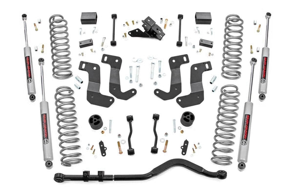 Rough Country - 3.5 Inch Lift Kit - C/A Drop - 2-Door - Jeep Wrangler JL 4WD (2024-2025)