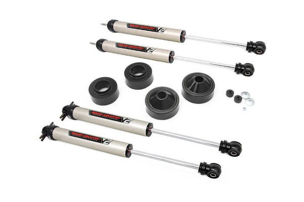 Rough Country - 1.75 Inch Lift Kit - V2 - Jeep Wrangler JK/Wrangler Unlimited (2007-2018)