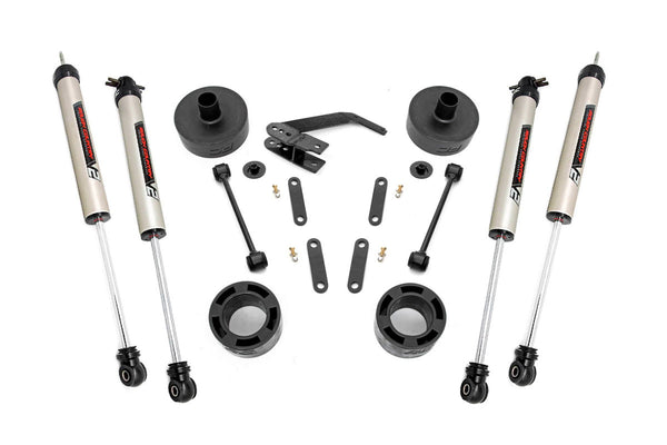 Rough Country - 2.5 Inch Lift Kit - Spacers - V2 - Jeep Wrangler JK/Wrangler Unlimited (07-18)
