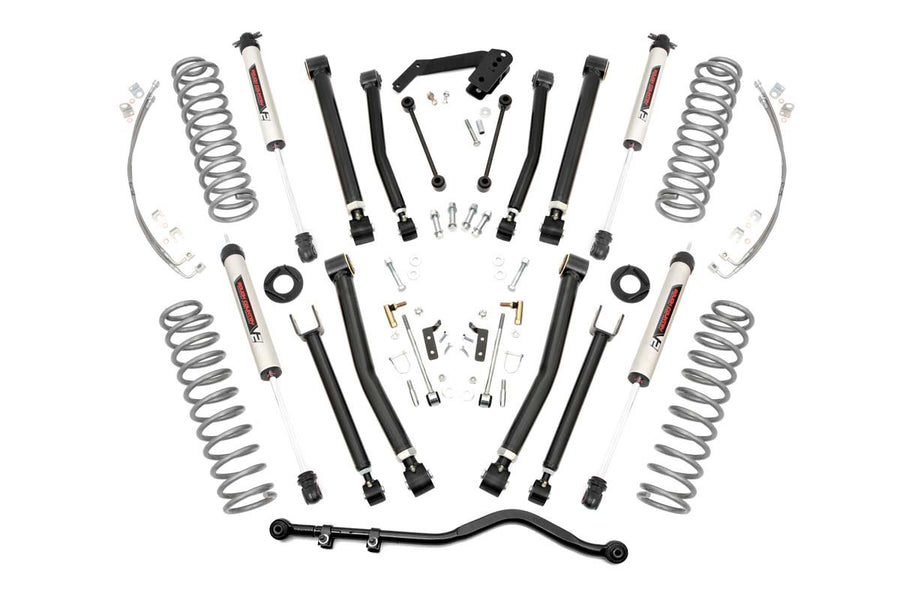 Rough Country - 4 Inch Lift Kit - X-Series - V2 - Jeep Wrangler Unlimited 2WD/4WD (2007-2018)