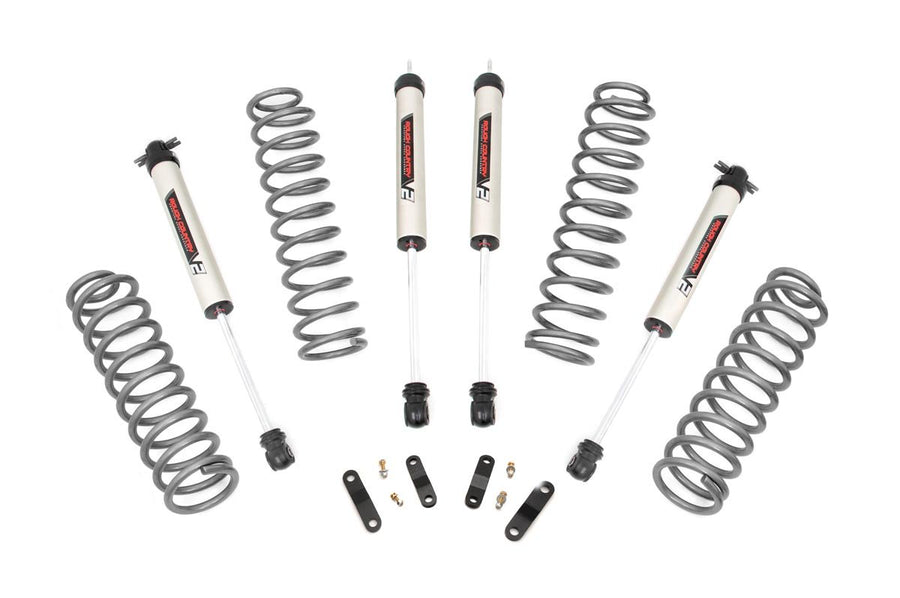 Rough Country - 2.5 Inch Lift Kit - Coils - V2 - Jeep Wrangler JK 4WD (2007-2018)