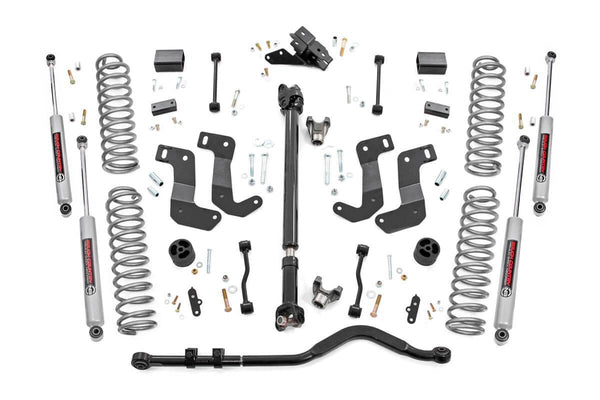 Rough Country - 3.5 Inch Lift Kit - C/A Drop - Front D/S - Jeep Wrangler JL Rubicon (18-23)