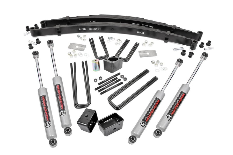 Rough Country - 4 Inch Lift Kit - Rear Blocks - Dodge W200 Truck/W300 Truck 4WD (1978-1980)