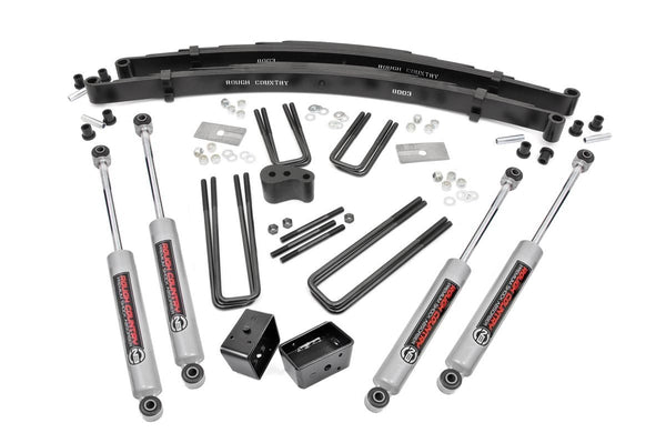 Rough Country - 4 Inch Lift Kit - Rear Blocks - Dodge W200 Truck/W300 Truck 4WD (1978-1980)
