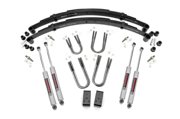 Rough Country - 3 Inch Lift Kit - Rear Blocks - Jeep Grand Wagoneer/J10 Truck/J20 Truck/Wagoneer 4WD