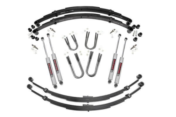 Rough Country - 3 Inch Lift Kit - Rear Springs - Jeep Grand Wagoneer/J10 Truck/J20 Truck/Wagoneer 4WD