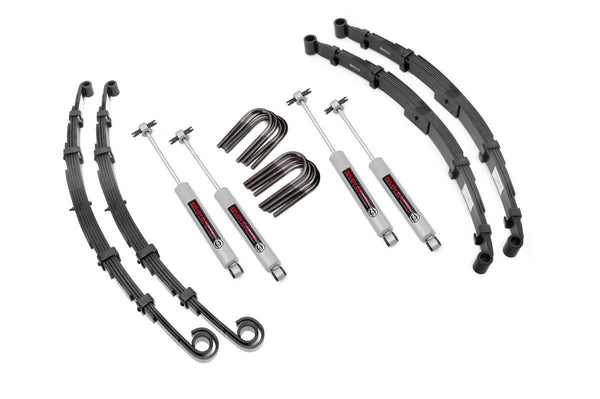 Rough Country - 2.5 Inch Lift Kit - Jeep CJ5/CJ7 5 4WD (1976-1983)