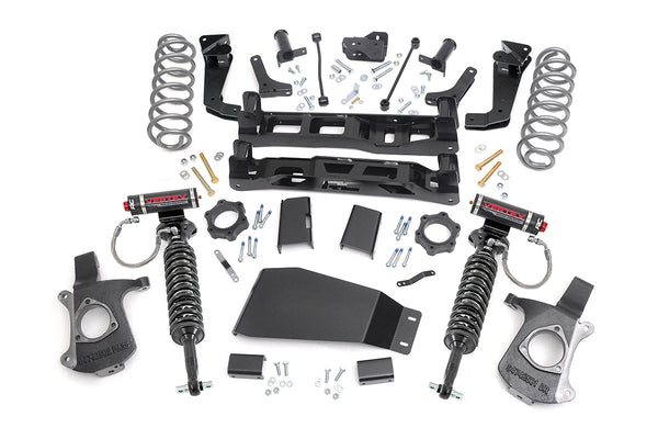 Rough Country - 7 Inch Lift Kit - Vertex Coilovers - Chevy/GMC SUV 1500 2WD/4WD (2007-2014)
