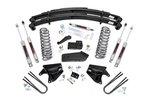 Rough Country - 4 Inch Lift Kit - Rear Springs - Ford F-150 4WD (1980-1996)