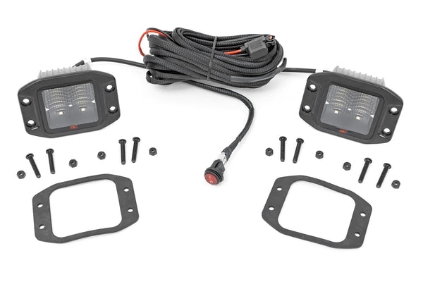 Rough Country - 2 Inch Spectrum Series LED Light Pods - Flush Mount