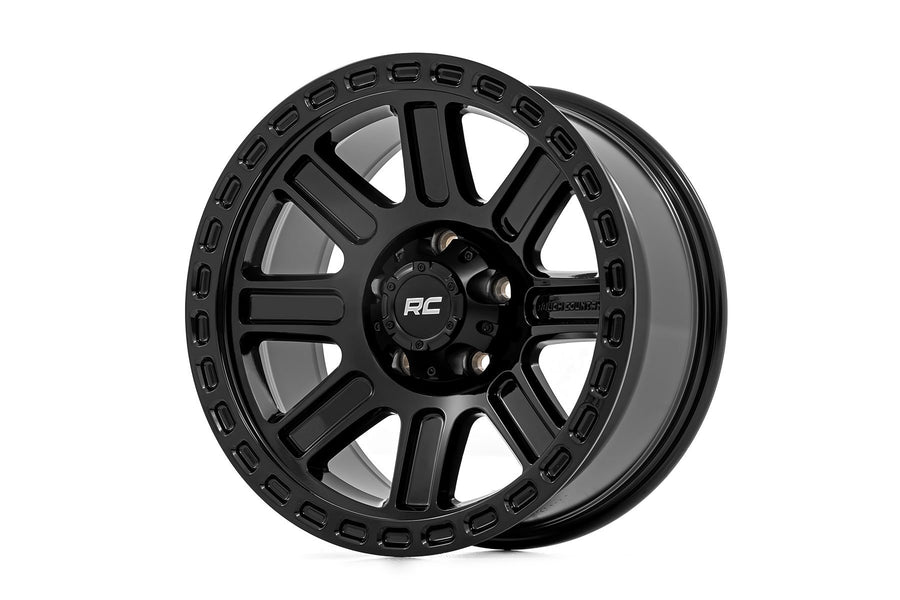 Rough Country - Rough Country 84 Series Wheel/Gloss Black/17x8.5/5x4.5/+0mm