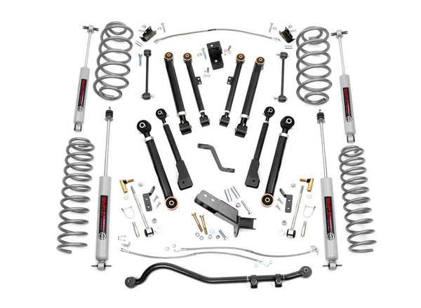 Rough Country - 4 Inch Lift Kit - X-Series - Jeep Wrangler TJ (97-06)/Wrangler Unlimited (04-06)