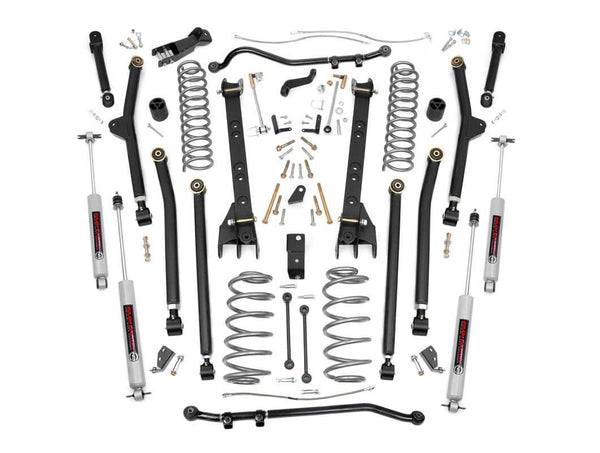 Rough Country - 4 Inch Lift Kit - Long Arm - Jeep Wrangler TJ 4WD (1997-2006)