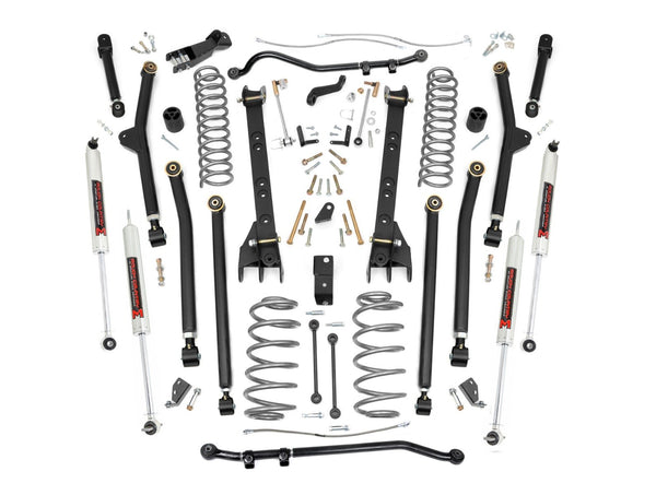 Rough Country - 4 Inch Lift Kit - Long Arm - M1 - Jeep Wrangler TJ 4WD (1997-2006)