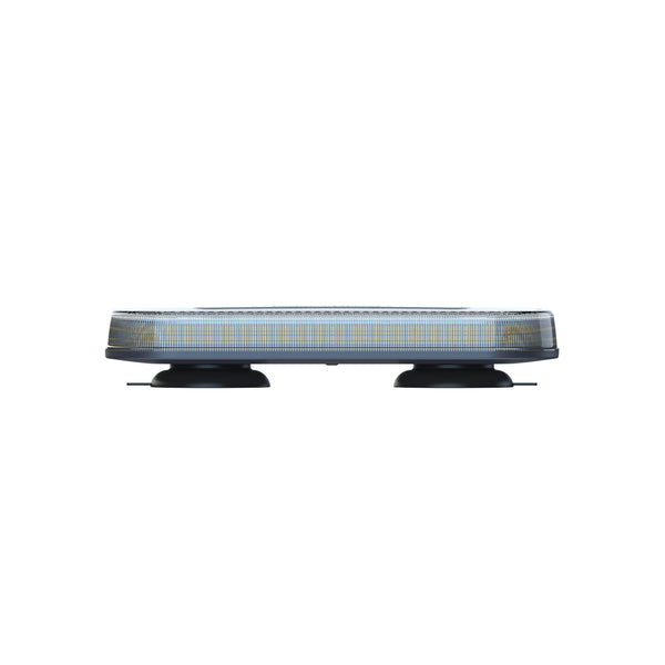 BUILTBRIGHT BB6011B Work Bar Strobe 15 Mini Light Bar 15 Inch Amber/White All In One Package