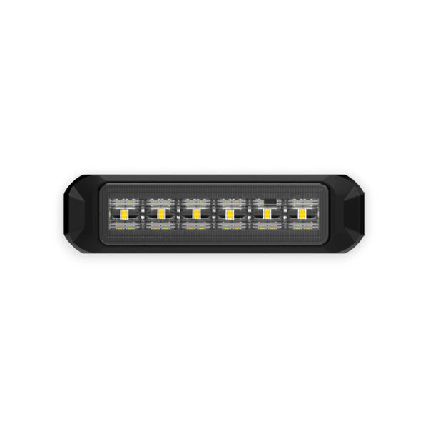 BUILTBRIGHT BB6110A Work Bar Strobe 4 Slim 4" Ultra Slim Strobe Light Amber