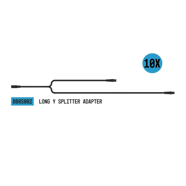 BUILTBRIGHT BB8S002X StrobeLink Y Splitter Adapter Long Bulk Pack