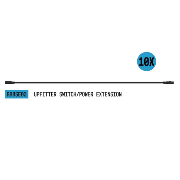 BUILTBRIGHT BB8SE02X StrobeLink Extension Harness Type B For Power Connection Bulk Pack