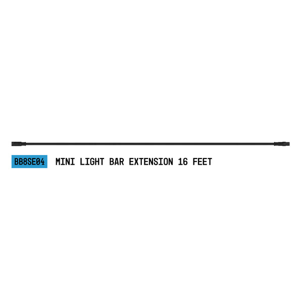 BUILTBRIGHT BB8SE04 StrobeLink Extension Harness Type C 16 Fleet For Mini Bars