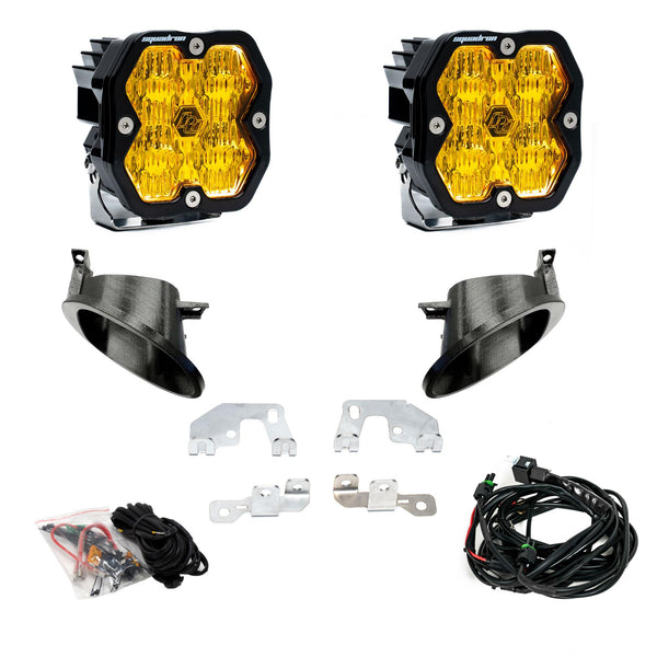 14-18 2500 Mercedes Sprinter Van 14-18 3500 Fog Pocket Kit Squadron Sport 2.0 Baja Amber WC
