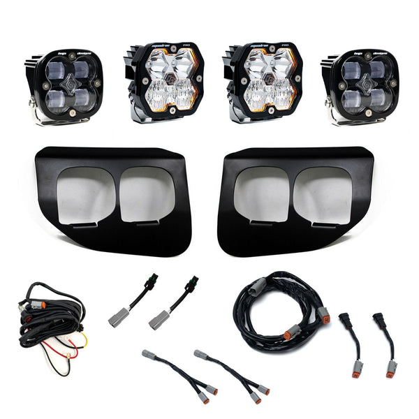 2020-2022 Ford Super Duty Dual Fog Pocket Kit Squadron 2.0 Pro/SAE Clear SAE/Pro DC