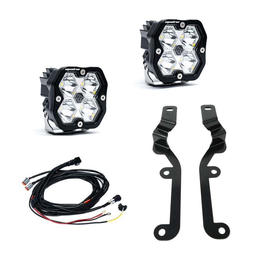 2019-2024 Chevy Silverado 1500 A-Pillar Kit Squadron Sport 2.0 Clear Spot