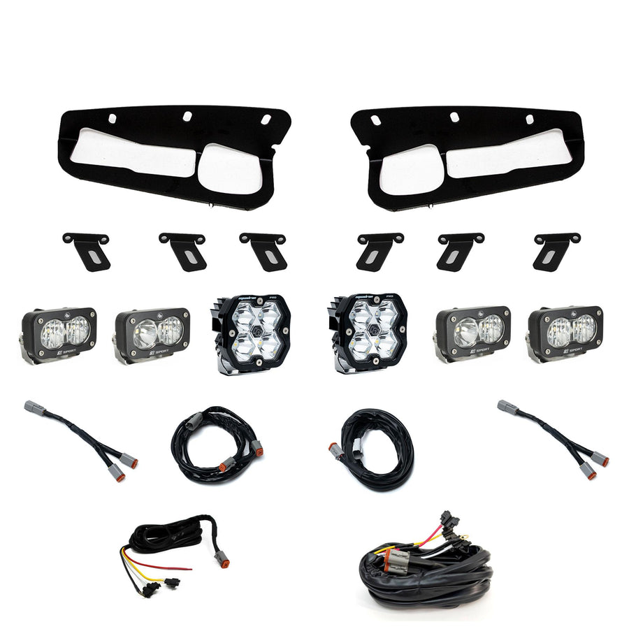 Ford Bronco (21-26) S2 Sport D/C Clear S2 Sport W/C Clear Squadron 2.0 Pro Spot Clear FPK Steel Bumper W/ Upfitter