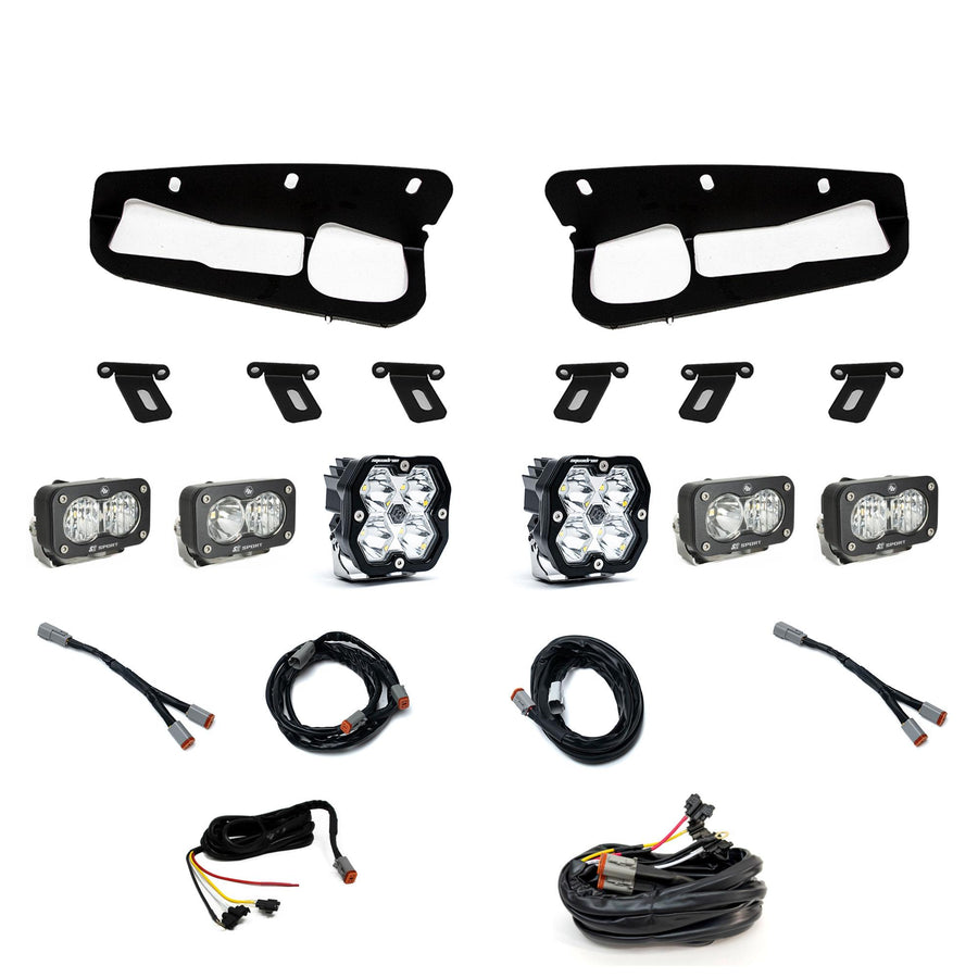 Ford Bronco (21-26) S2 Sport D/C Clear S2 Sport W/C Clear Squadron 2.0 Spot Spot Clear FPK Steel Bumper W/ Upfitter