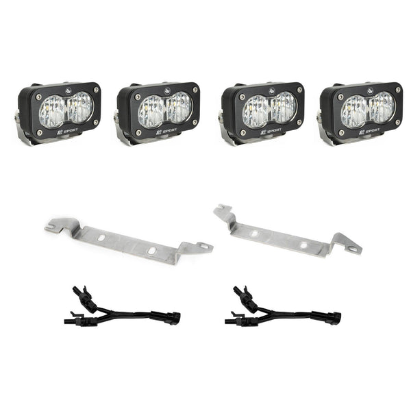 S2 Sport OEM Fog Light Replacement Kit - 2025-2026 Toyota 4Runner Non-TRD Pro (Clear)